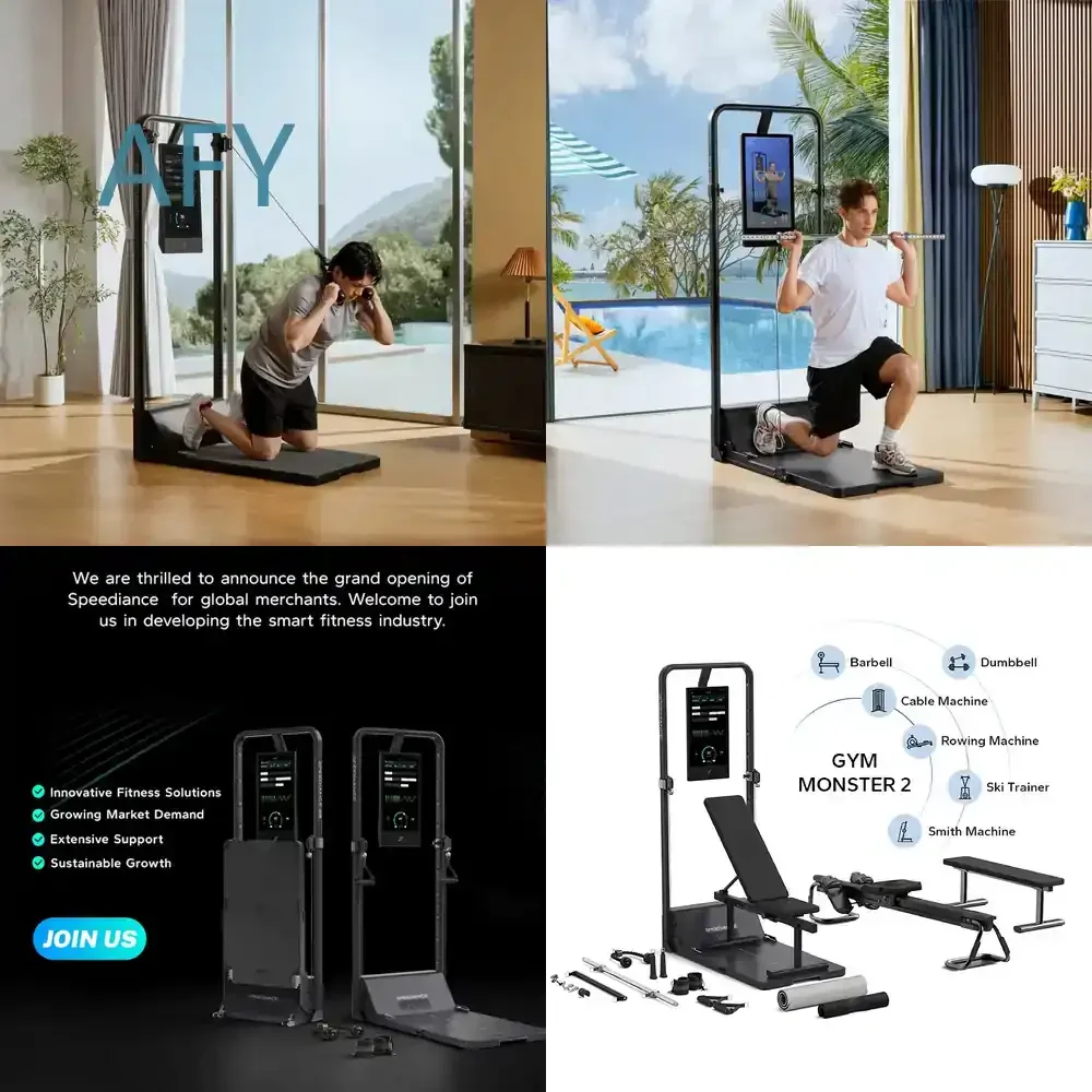 Speediance All in One Gym Fitness Equipment for Home Use No Installation Full Body Workout Machine with Digital Intelligence