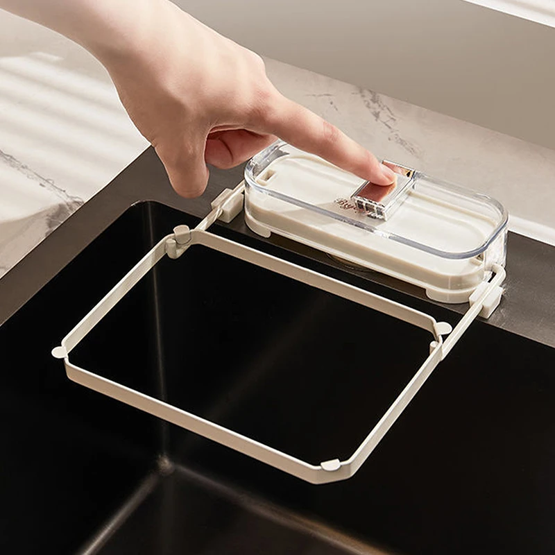 Hanging Net Filter Bag Multi-Purpose Drainage Rack Drain Basket Kitchen Sink Filter Leftovers Soup Food Drainer