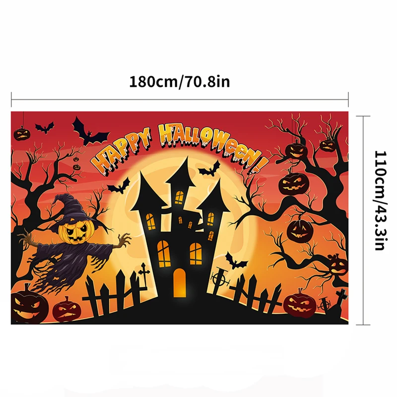 Get Ready to Haunt with Our Halloween Black Flag Banner - Spooky Decor for a Boo-tiful Home!