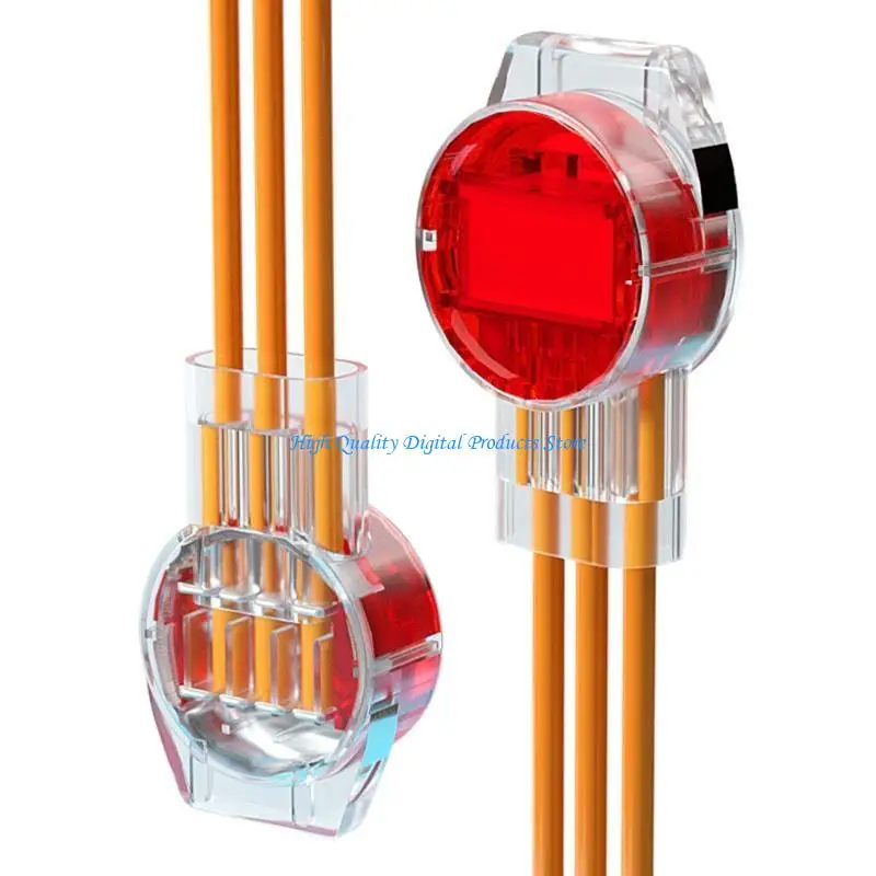 

U2JE 100PCS Waterproof Telephone Line Connector, Data Phone Wire Butt Ports