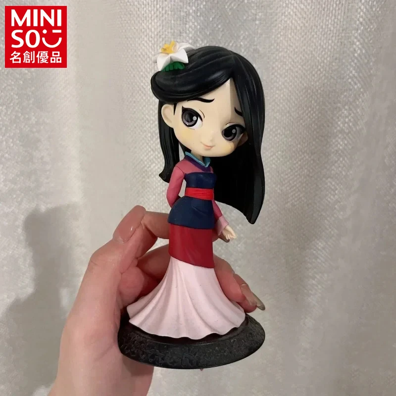 2024 New Disney Qposket Princess Mulan Model Doll Room Decoration Cartoon Decor Action Figures Kids Toy Gift Birthday Gift Toy