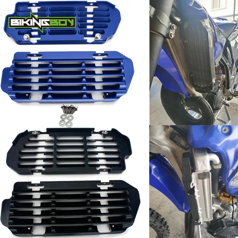 BIKINGBOY для YZ125 YZ250 05 06 07 08 09 10 11 12 13 14 15 16 17 18 2-тактная защита радиатора двигателя, защита от столкновений MX