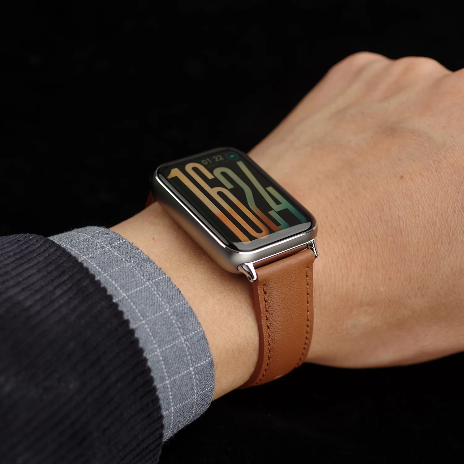 Xiaomi Mi Band 9 Pro用ストラップ、Mi Band 8 Pro用レザーリストバンド、Redmi Watch 5/4用アクセサリー