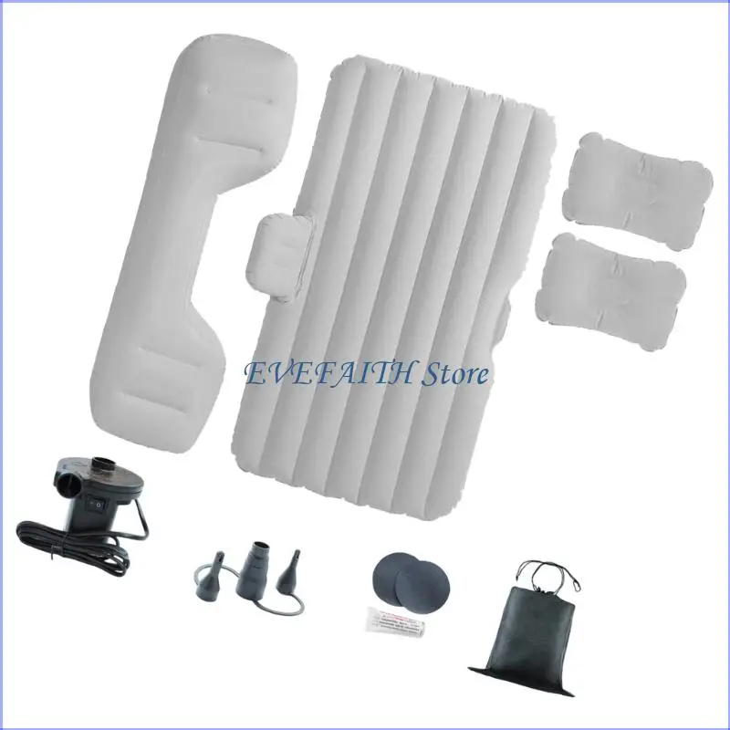 124B Travel Ready Kids Air Mattress Pressure Balanced Waves Structure Vehicles Airbed