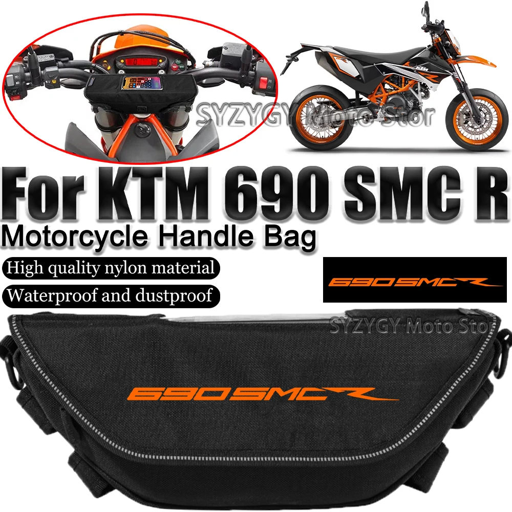 

For 690SMC R 690smc r Motorcycle handlebar bag rider bag waterproof and dustproof motorcycle bag riding bag