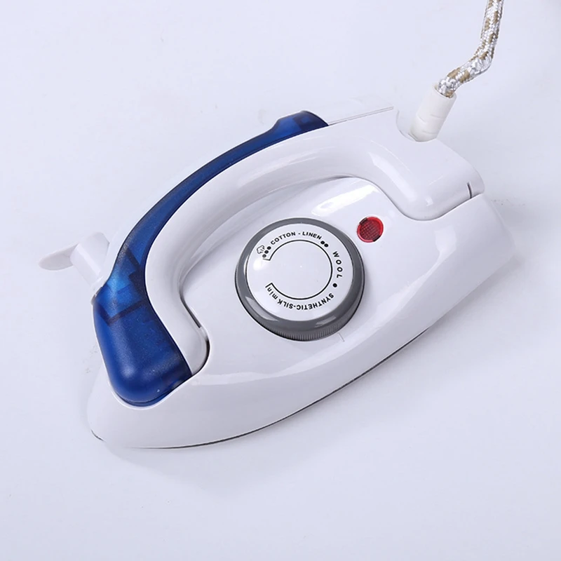 A74E-Portable Mini Steam Iron Handheld Iron Non-Stick Soleplate Small Appliance For Home Travel And Business Trips EU Plug