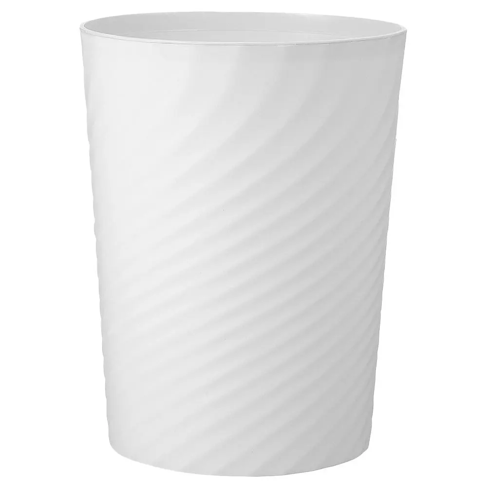 

Office Trash Can Plastic Luxury Press Ring Bag Holder Modern Small Space Garbage Can Wastebasket for Bedroom Bathroom Kitchen