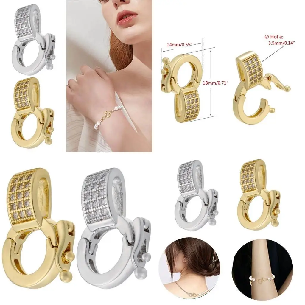 

A52E Mini Enhancer Enhancer Push Clasp Colpse Crowmer Dewelly Diewelry