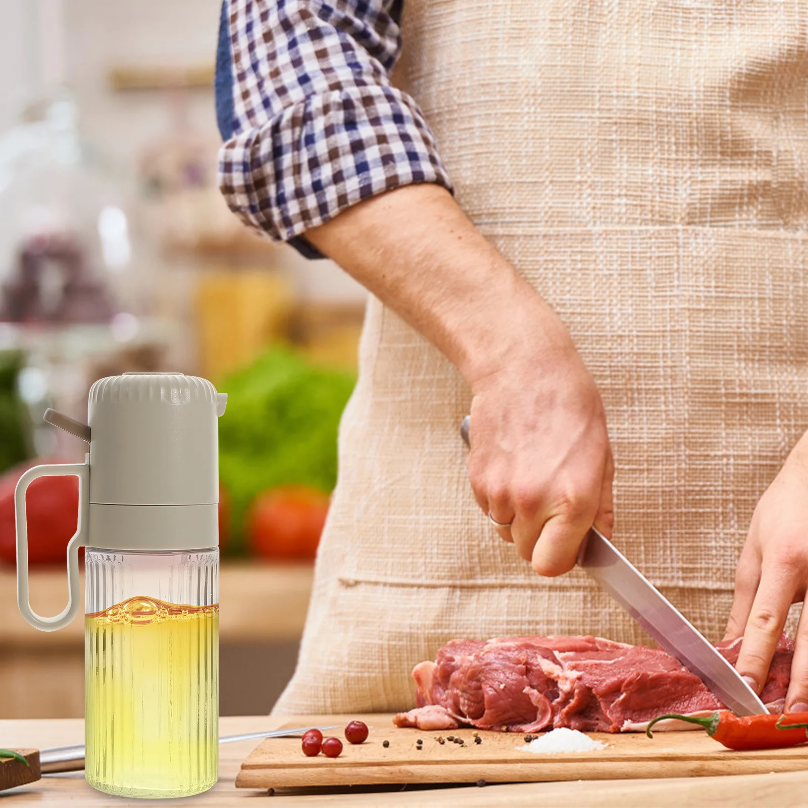 

Spray Bottle Oil Sprayers Olive Mister for Cooking Dispenser Kitchen Glass Bottles