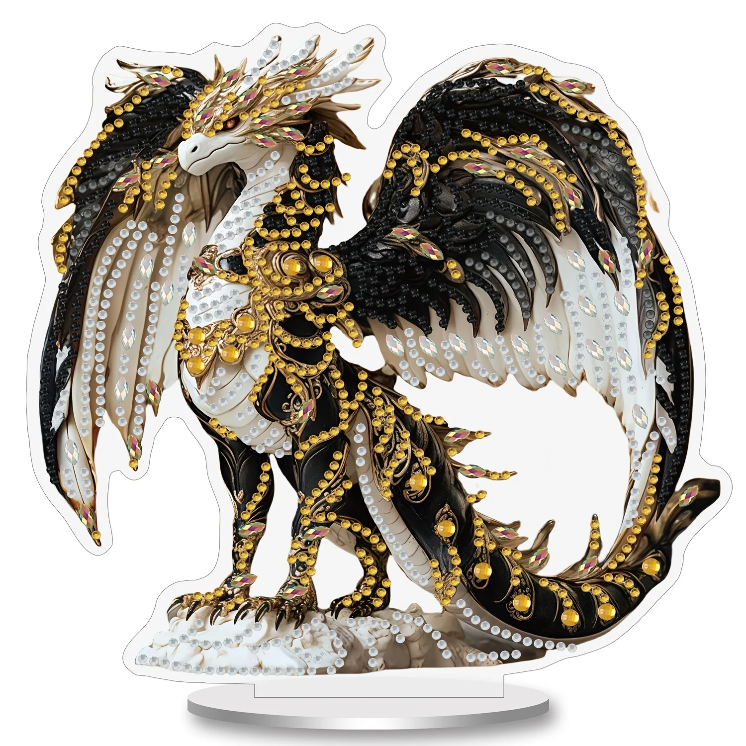 

Фэнтезийный дракон 5D Diy Частичные алмазные художественные наборы особой формы, декор для рабочего стола, хрустальная мозаика, поделки, сверкающие украшения, новый подарок