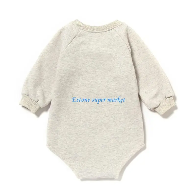 

090B Baby Unisex Outfit Jumpsuits Autumn Romper Spring Sweater 0-18M Toddler Pullover