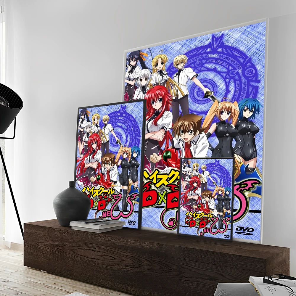 Anime High School DXD Classic Vintage Posters HD Quality Wall Art Retro Posters for Home Room Wall Decor