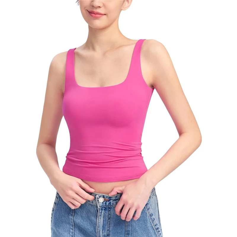 Women Top Sexy Spaghetti Strap Sleeveless Fashionable High Quality New Arrival Trendy Comfortable Premium
