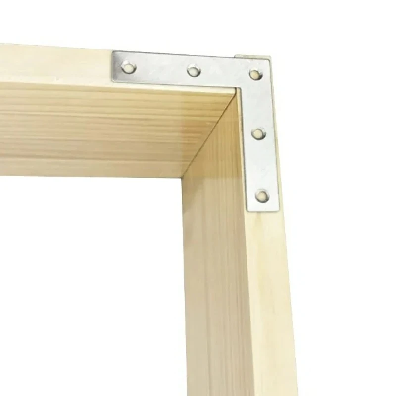 12pcs large medium small L-shaped corner bracket with right angles and fasteners suitable for tables chairs hardware accessories