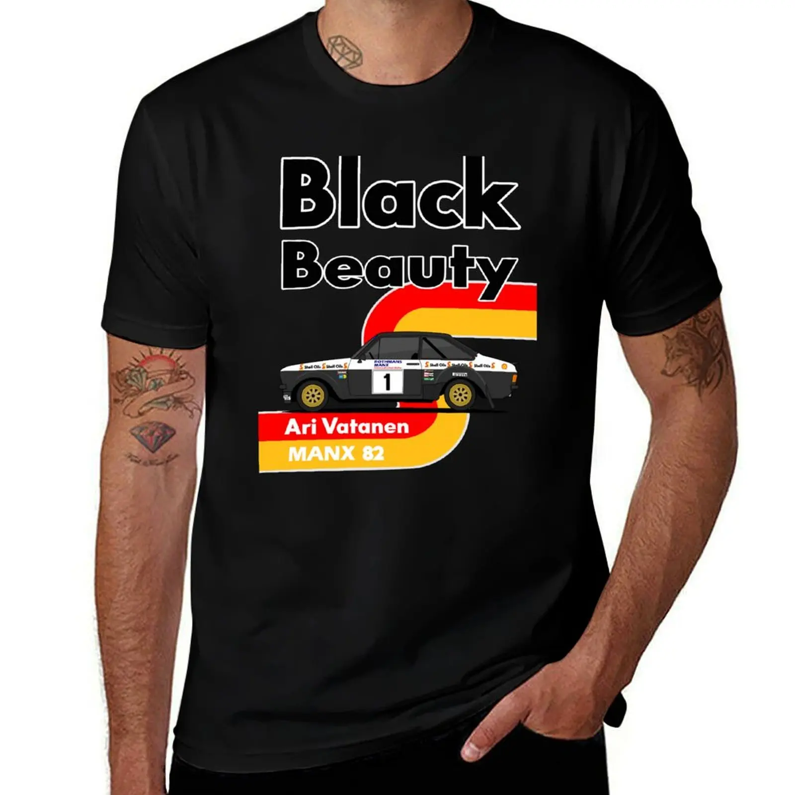 

Ari Vatanen Black beauty escort MK2 T-Shirt essential t shirt anime tshirt football t shirt mens graphic t-shirts pack