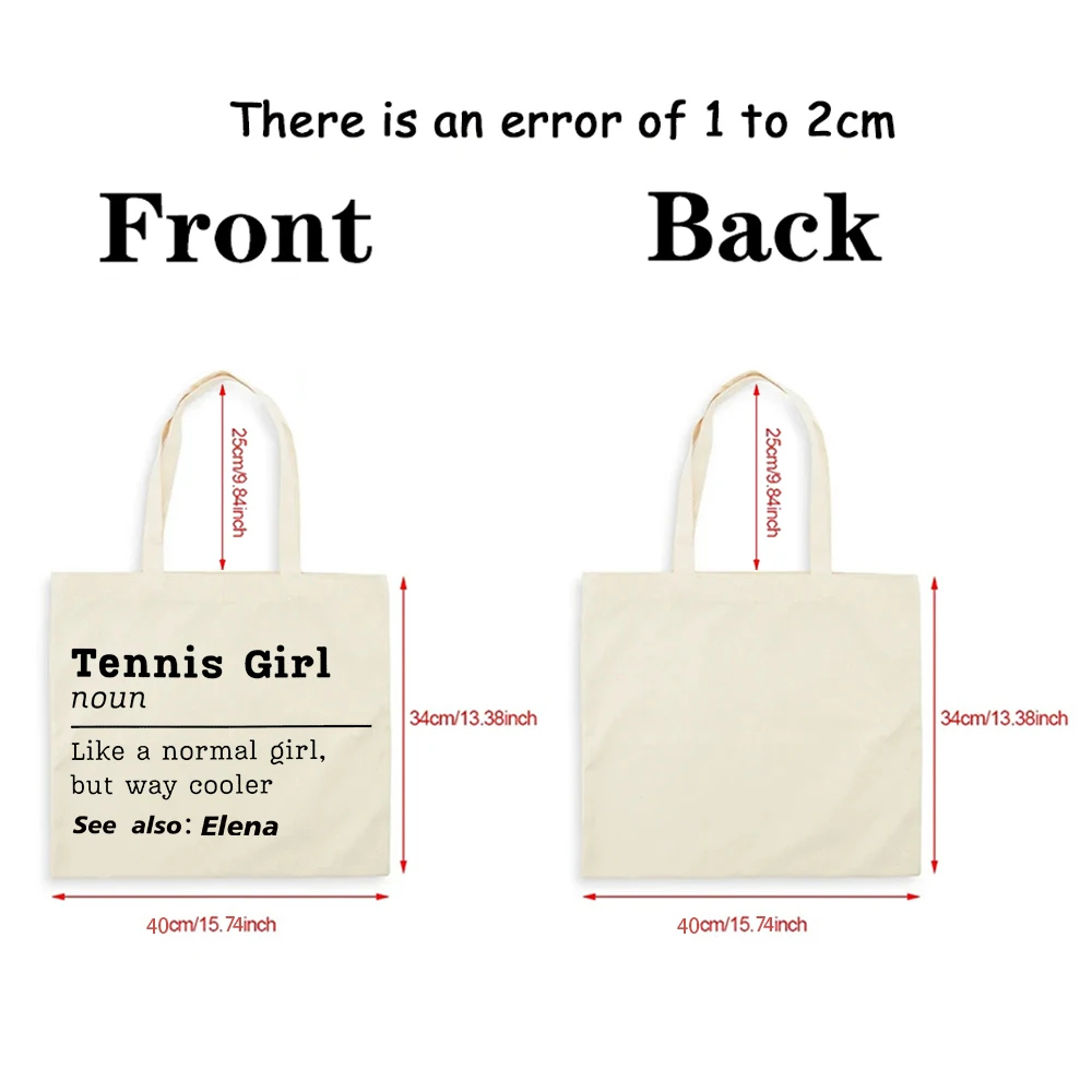 مخصص شخصية اسم التنس قماش حمل حقيبة فريق التنس المدرب هدية تنس طاولة حقيبة التخزين بينغ بونغ عاشق الهدايا حقيبة يد