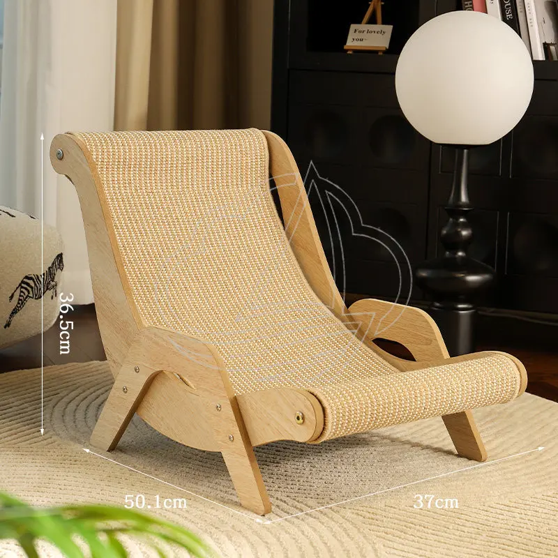 Large Sisal Cat Scratcher Bed Anti-Shedding Sofa Protect Pet Cat Toy
