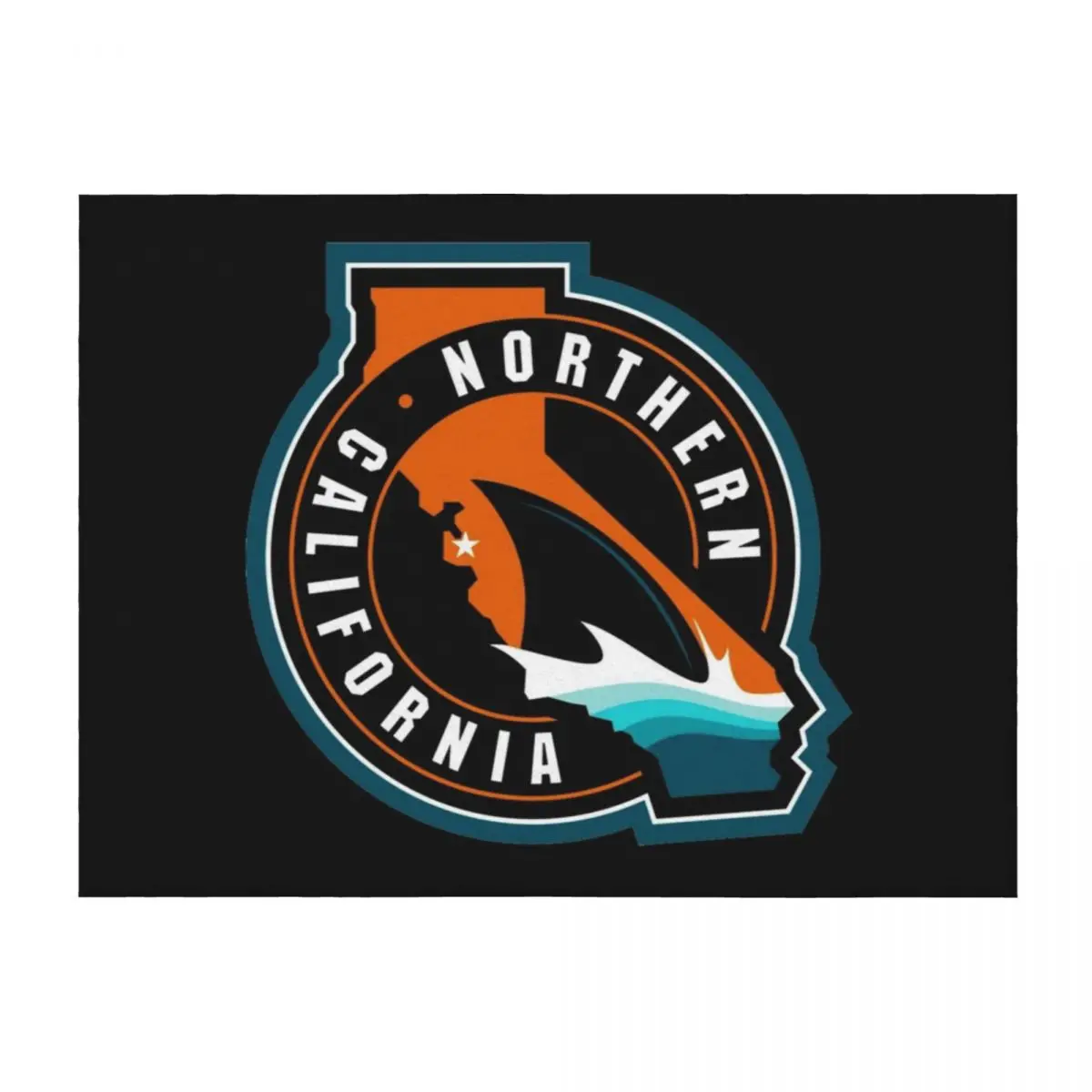 

Northern California Throw Blanket Furry Heavy Vintage Designers Blankets