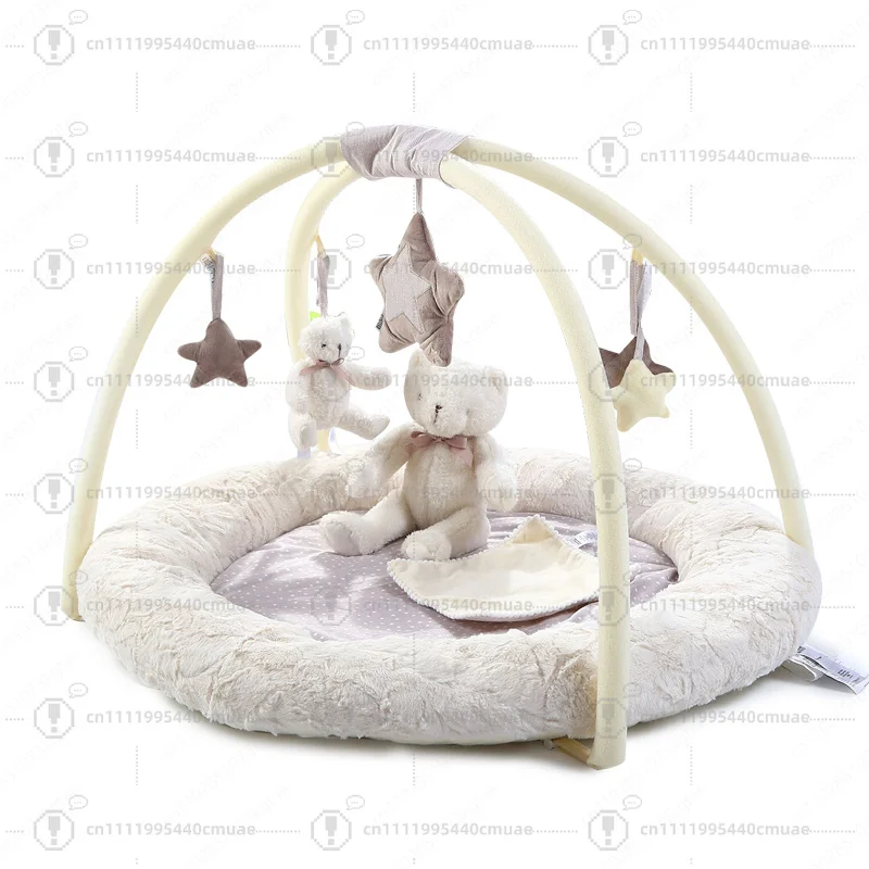 0-1 year old baby games blanket fitness rack 3-9-12 month baby climbing mat crib toys full moon gift