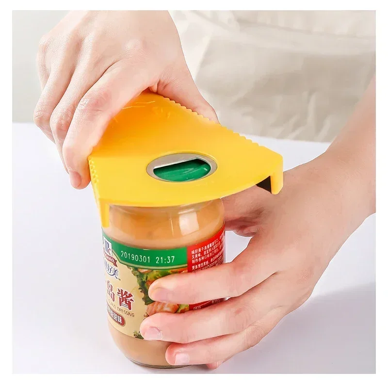 1PC Portable Bottle Opener Universal Canned Can Opener Non-slip Labor Saving Twist Bottle Cap Beer Open Cap Kitchen Gadgets image 4