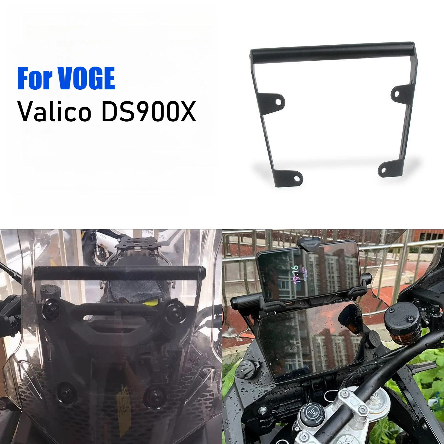 For VOGE Valico 900DSX DS900X DSX900 Motorcycle 22MM Phone Holder Stand GPS Navigation Plate Bracket Navigation Holder