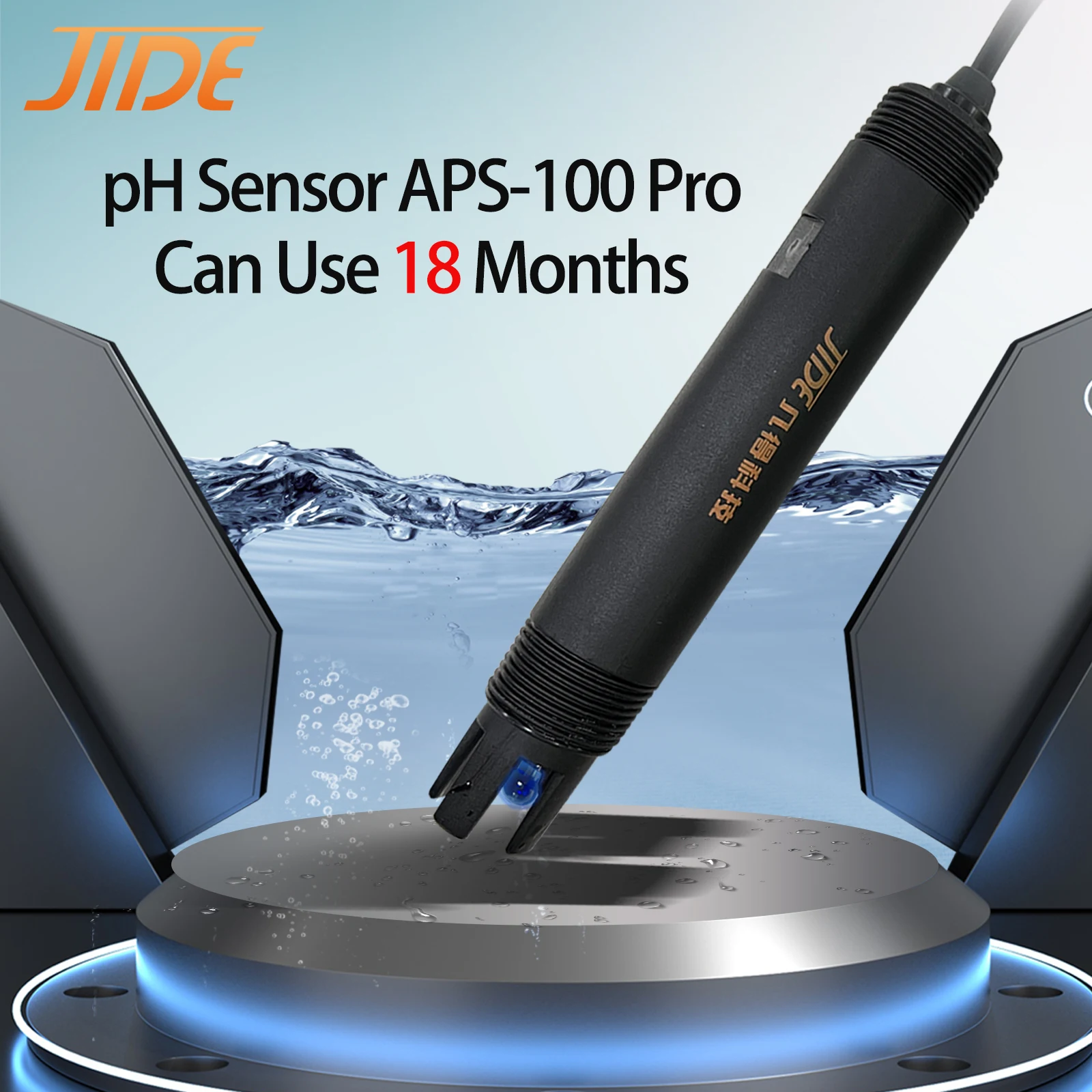 0-14PH 4-20mA RS485 Modbus Output Agriculture Water Quality Probe Anti-corrosion For Water PH Sensor For Fish Pool