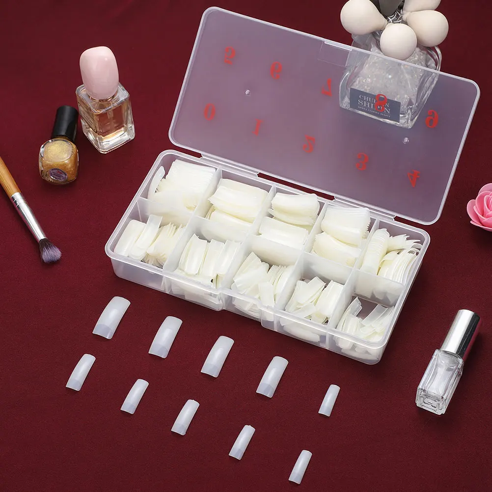 

1000Pcs Fake Nail Tips Long Lasting DIY Supplies Fascinating Unique Designs Women Nail Tips Nails Pieces
