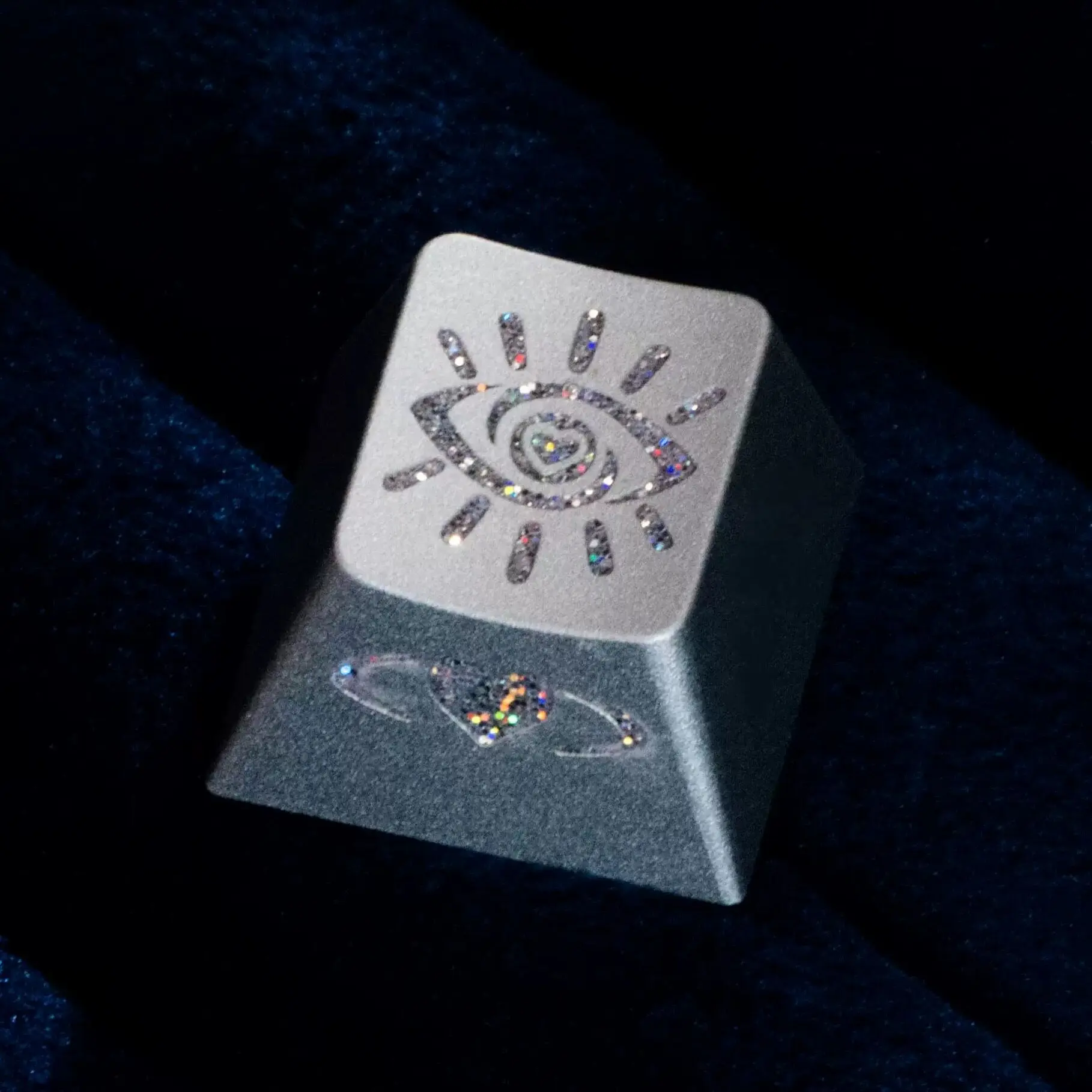 Ensemble de touches de clavier sur le thème Eye of Truth, profil Cherry en aluminium, touches personnalisées originales faites à la main pour accessoires de clavier mécanique