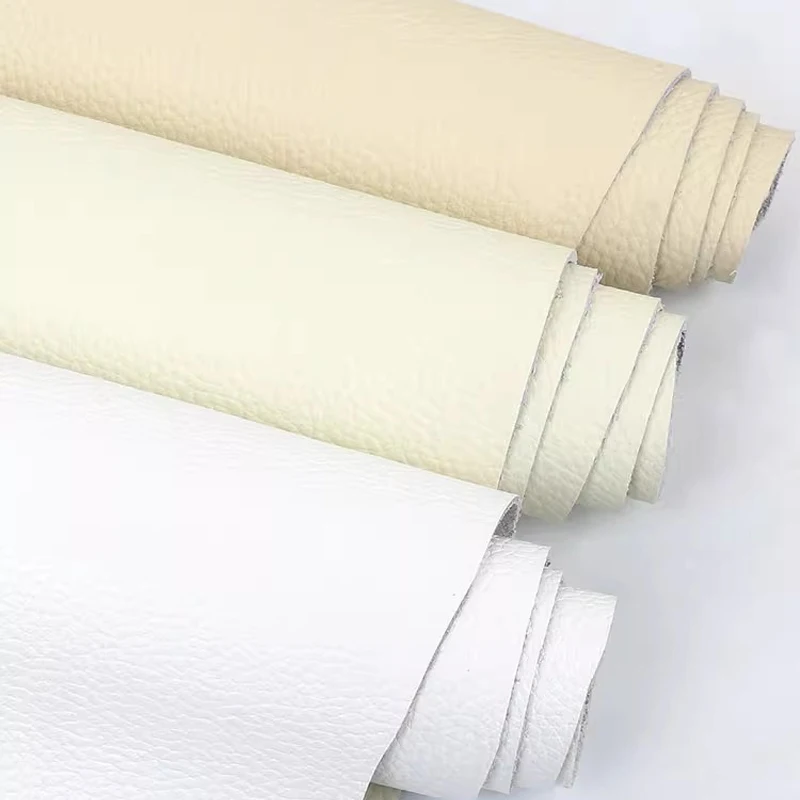 Pezzo in vera pelle di verdure conciata a mano Beige bianco da 1.5mm per accessori in tessuto di pelle di vacchetta con cintura fai da te artigianale