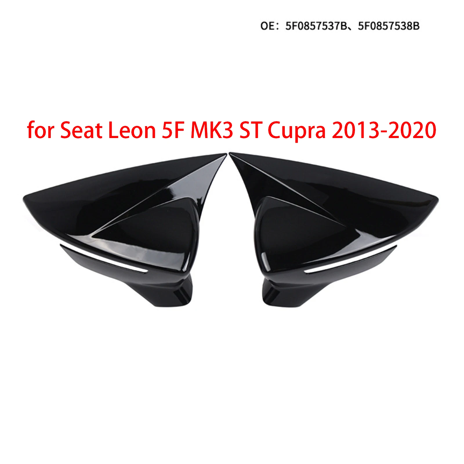 

2 шт. накладки на боковые зеркала заднего вида для SEAT Leon MK3 5F ST FR Cupra Ibiza Mk5 Arona KJ7 2017-2020