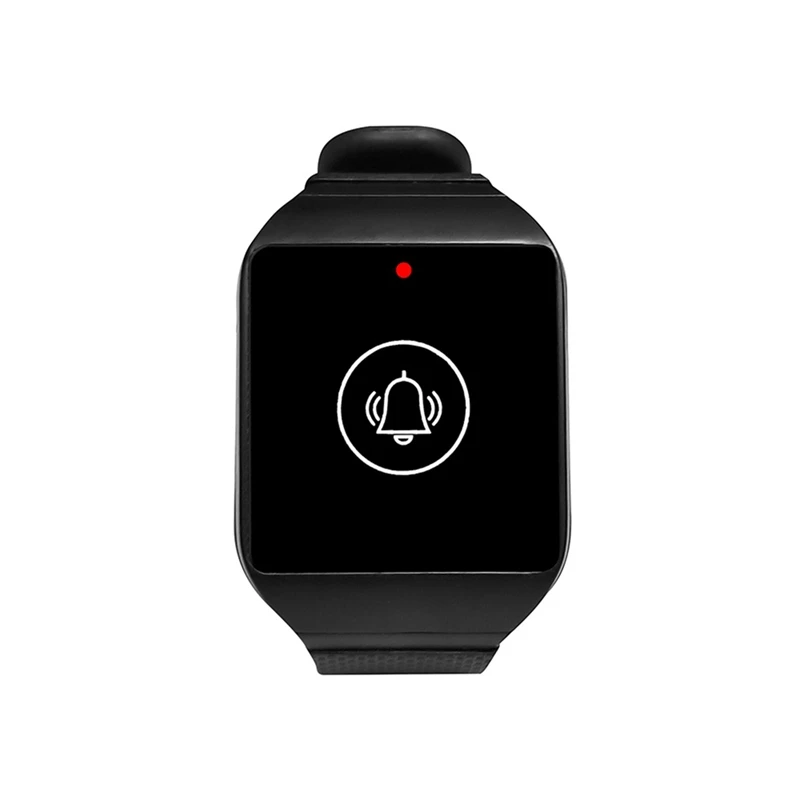 AB15-1 To 4 Wireless Watch Receiver Waiter Call Restaurant Pager For Home Dentist Clinic Office Conference Call