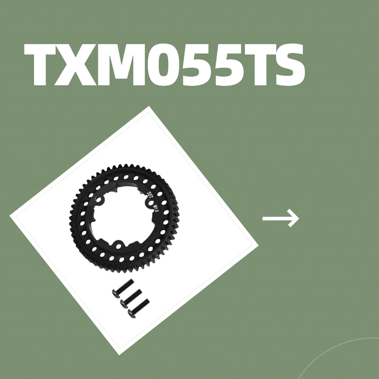 

Стальная цилиндрическая шестерня GPM (55T) для TRAXXAS 1/5 X-Maxx 6S/8S
