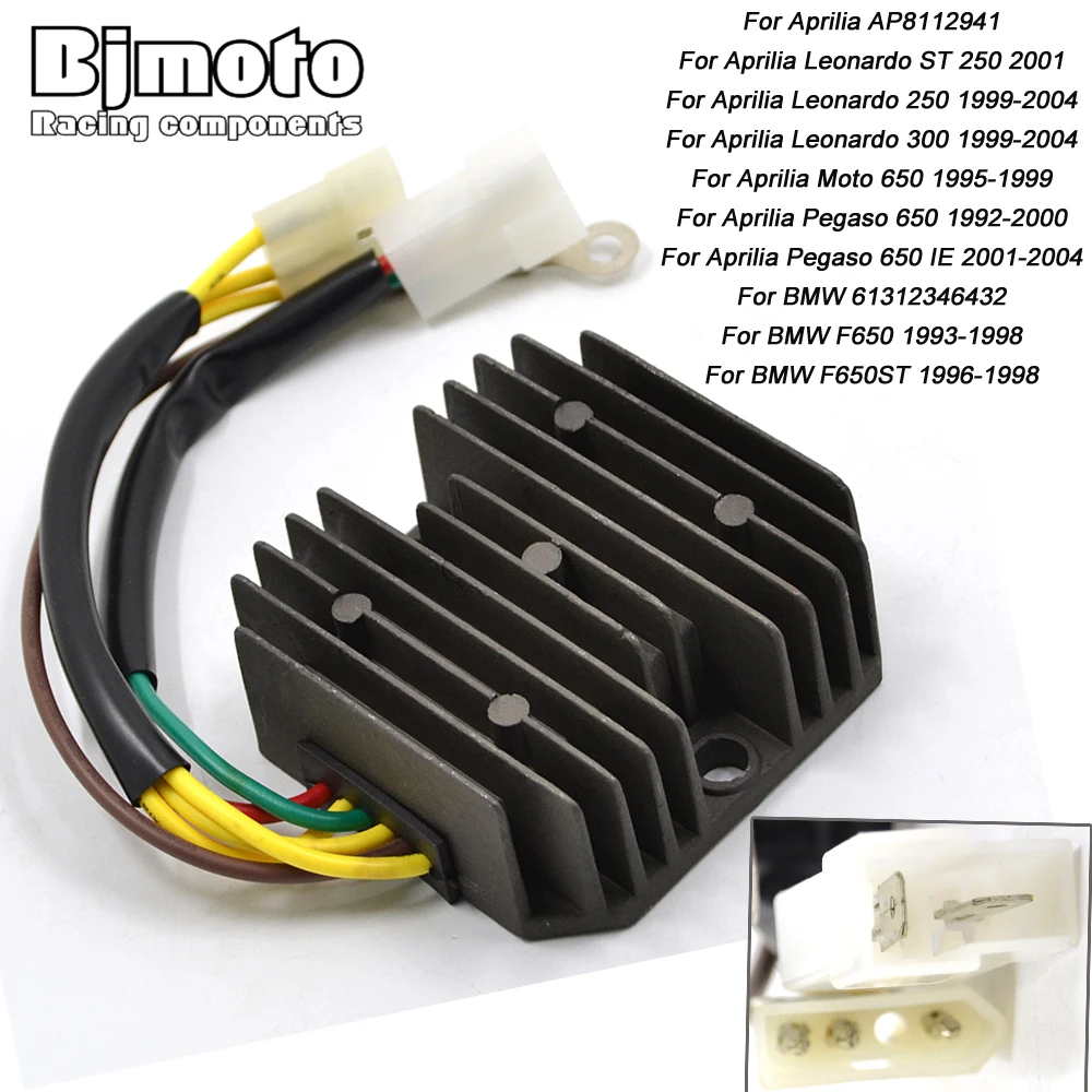 YHC SH532B-12 Motorcycle Voltage Regulator Rectifier For BMW F650 1993-1998 F650ST 1996-1998 Aprilia Leonardo 250/300 1999-2004