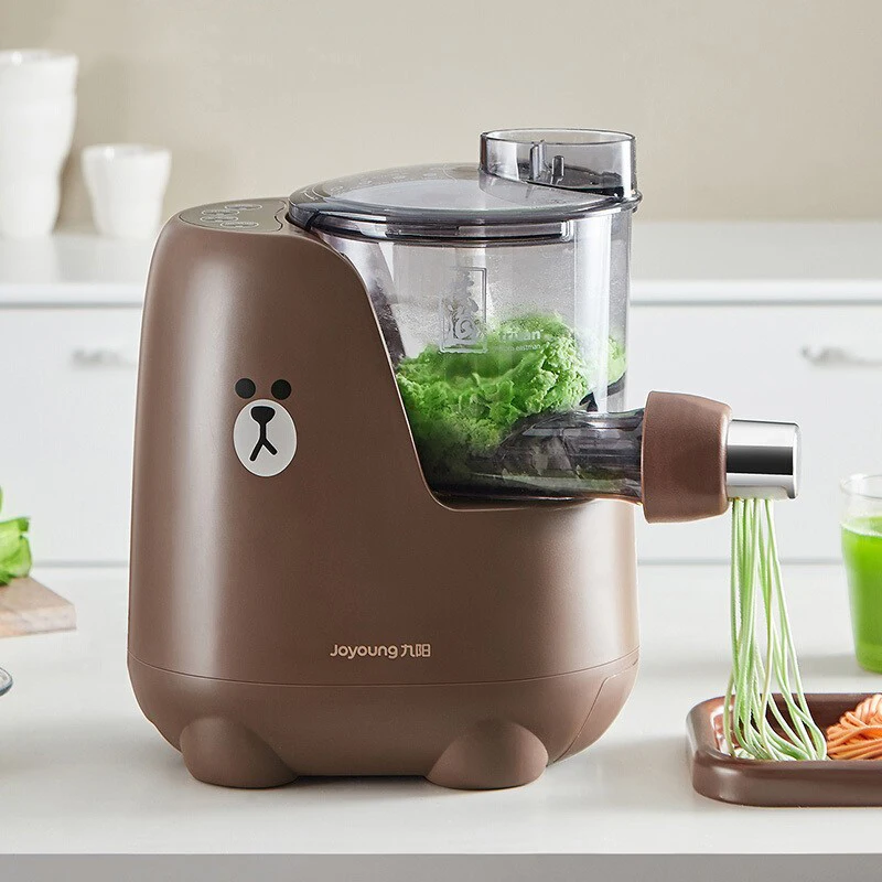 Joyoung ไฟฟ้าเครื่องทําก๋วยเตี๋ยวอัตโนมัตินวดแป้งเครื่องพาสต้าผักไข่ก๋วยเตี๋ยว Maker หลายแม่พิมพ์ M5-L82