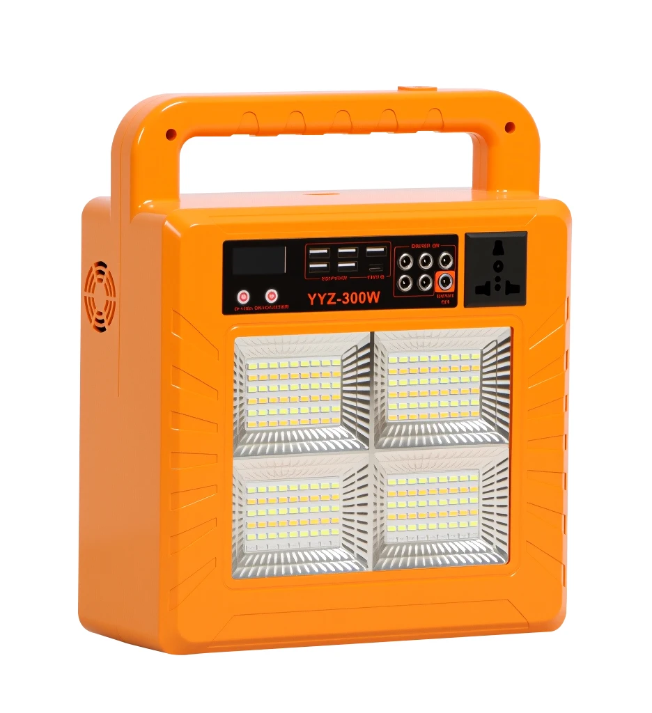 

Solar Portable Lamp Outdoor Lighting Emergency Power LED Light Self-driving 300w 500w Camping Power Station