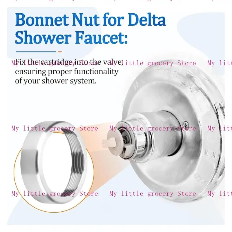 D5BD Shower Faucet Retaining Nut Steel Replacement For RP22734 Series Valves