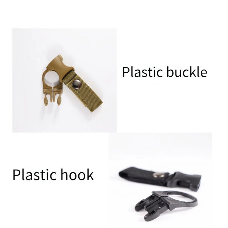 Mountaineering Buckle Outdoor Keychain Tactical Gear Clip Keeper Pouch Belt Keychain Gloves Rope Holder Military Hook Camping