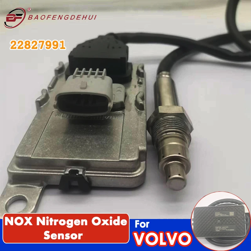 New 1x NOX Sensor Nitrogen Oxygen Sensor 24V For VOLVO Truck 22827991 5WK97368 A2C93782700-02