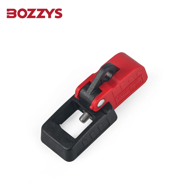 BOZZYS OSHA Compliant LOTO 19mm Clamp-On MCCB Breaker Lock, Single Hole Energy Isolating Lockout Tagout Management