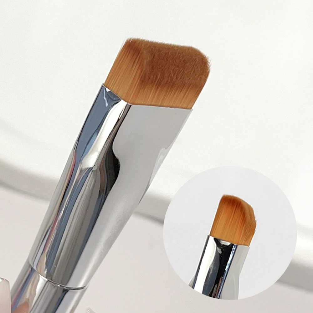 Professional Flat Head Foundation Brushes Face Concealer Contouring Makeup Brush Liquid Foundation Face Base Brush Make Up Tools