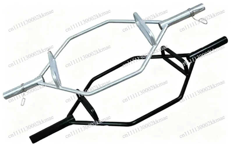 Hexagonal Austrian Rod Opening Large Ring, Squat Deadlift Barbell Walking Farmer Multi-purpose Tension Rod