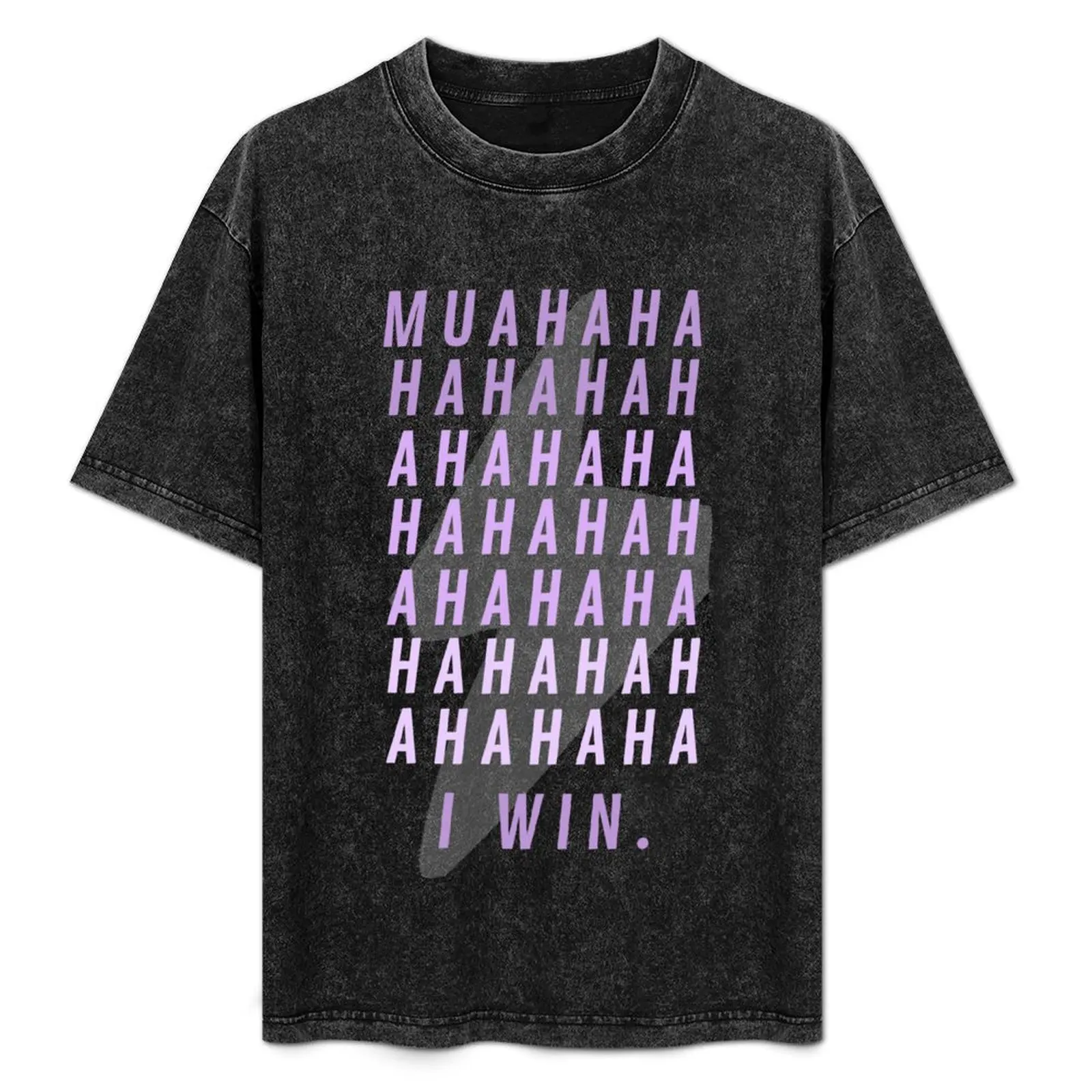 

Yzma Cat Muahahaha I Win T-Shirt Minimalist Casual Short Sleeve Top