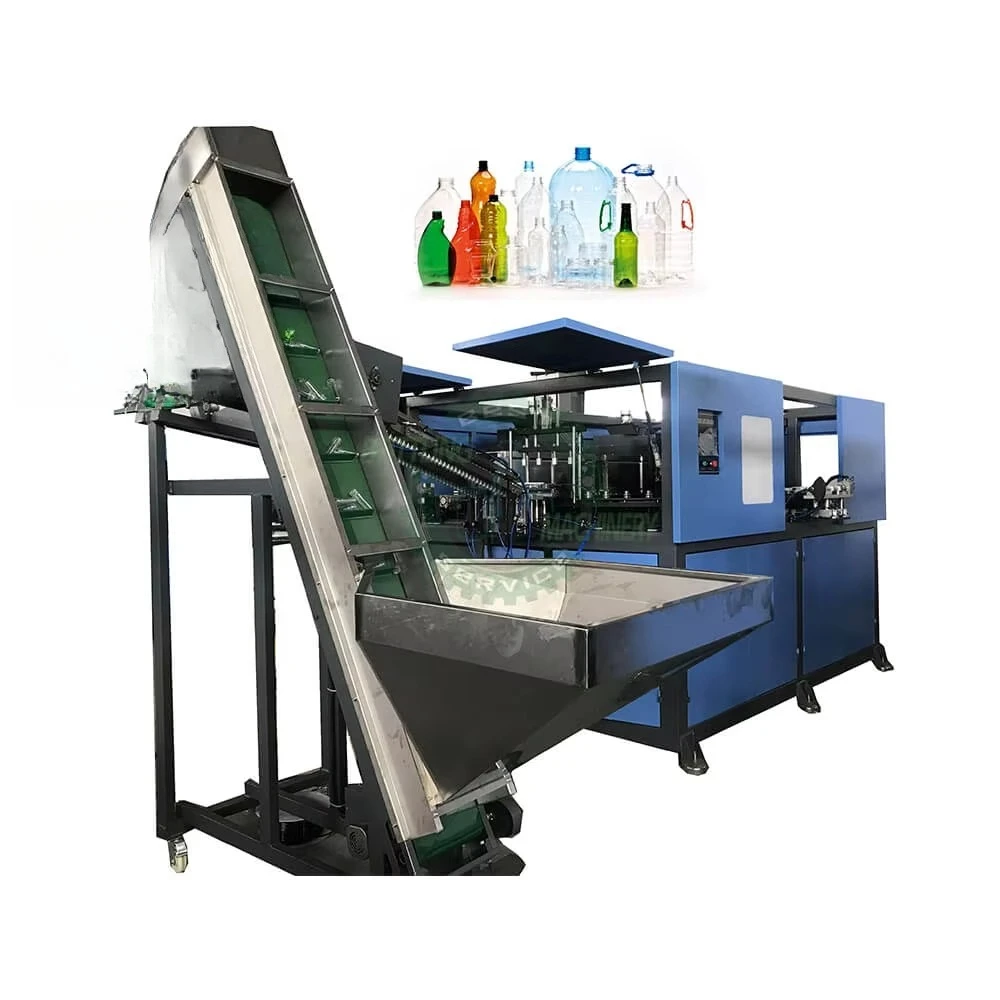 Auto 28mm Neck Energy Drink Mineral Spring Water PET Plastic 250ml 300ml 30cl 10oz Bottle Stretch Blow Molding System Equipment
