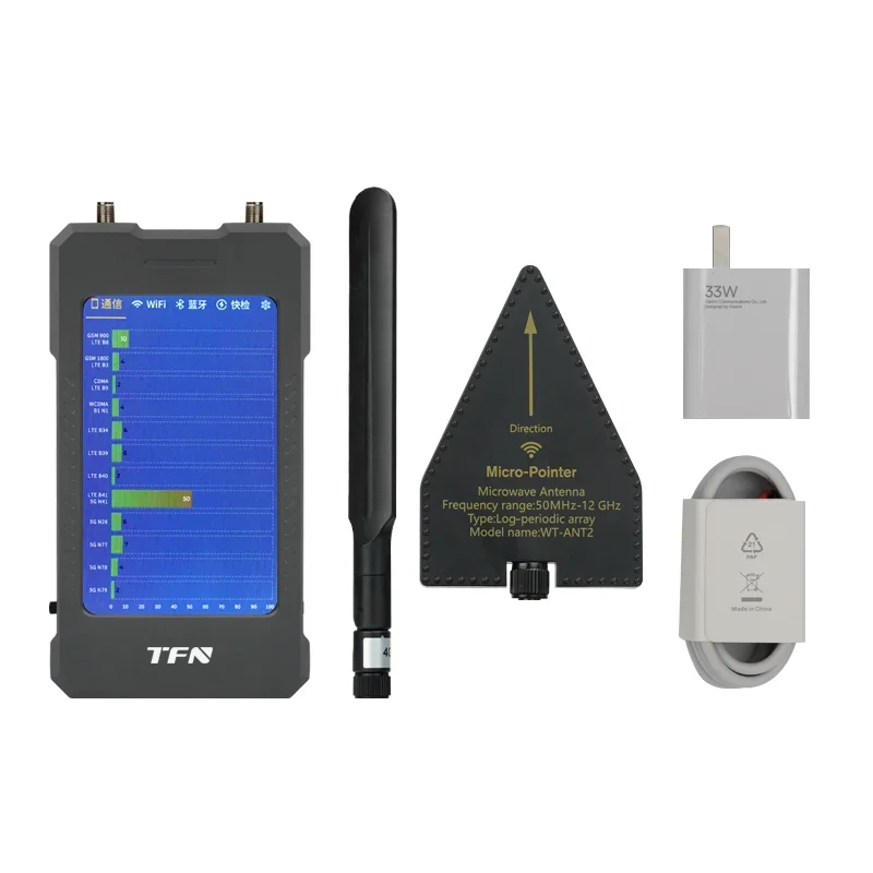 TFN PHC10 Digital Wireless Signal Scanner Cellular Activity Monitor Mobile Phone Signal Detector