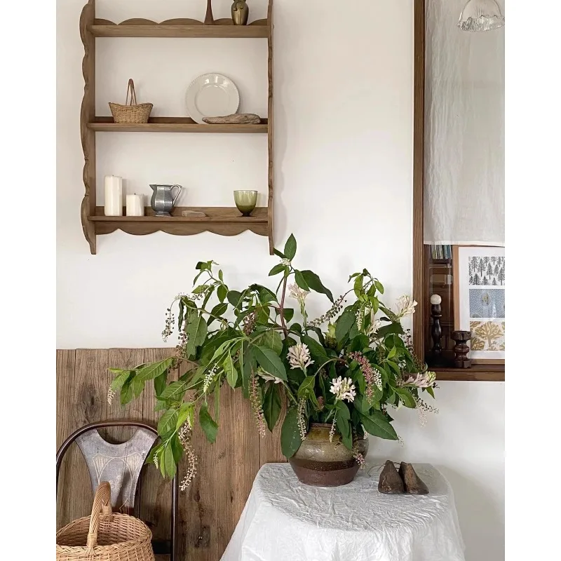 

Мебель для дома, антикварный подстаканник из цельного дерева, настенная чашка для знаменитостей в Интернете, подвесной шкаф для хранения кофейных чашек