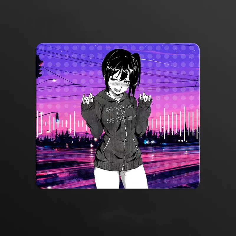 لوحة ماوس زجاجية رائعة، لوحة مفاتيح ناعمة مقسى، ملحقات لوحة ماوس ألعاب مطورة، نمط قابل للتخصيص، ديكور حصيرة مكتبية