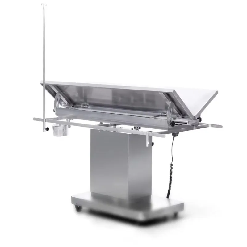 

Reusable V Type Electric Exam Table for Pet Dog Veterinary Stainless Steel Examination Table for Diagnosis and Pet Operations
