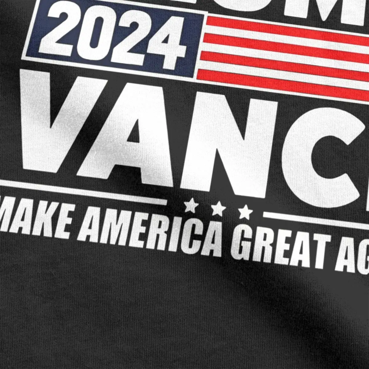 Camiseta de Trump Vance para hombre y mujer, camisa impresionante de elección presidencial, ropa estampada 2024 de algodón, verano, 100%