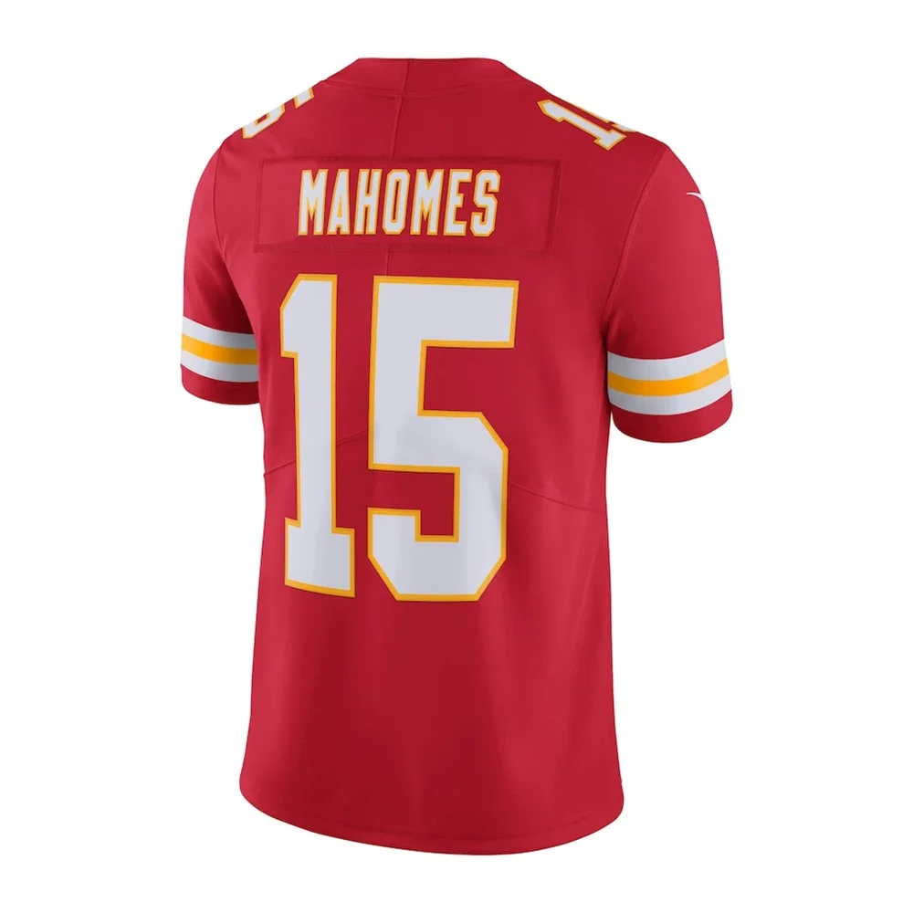 2024 Patrick Mahomes Chiefs Jersey #15 Absorb Sweat Training Outdoors Exercise Uniform Football For Adult&Kid jersey