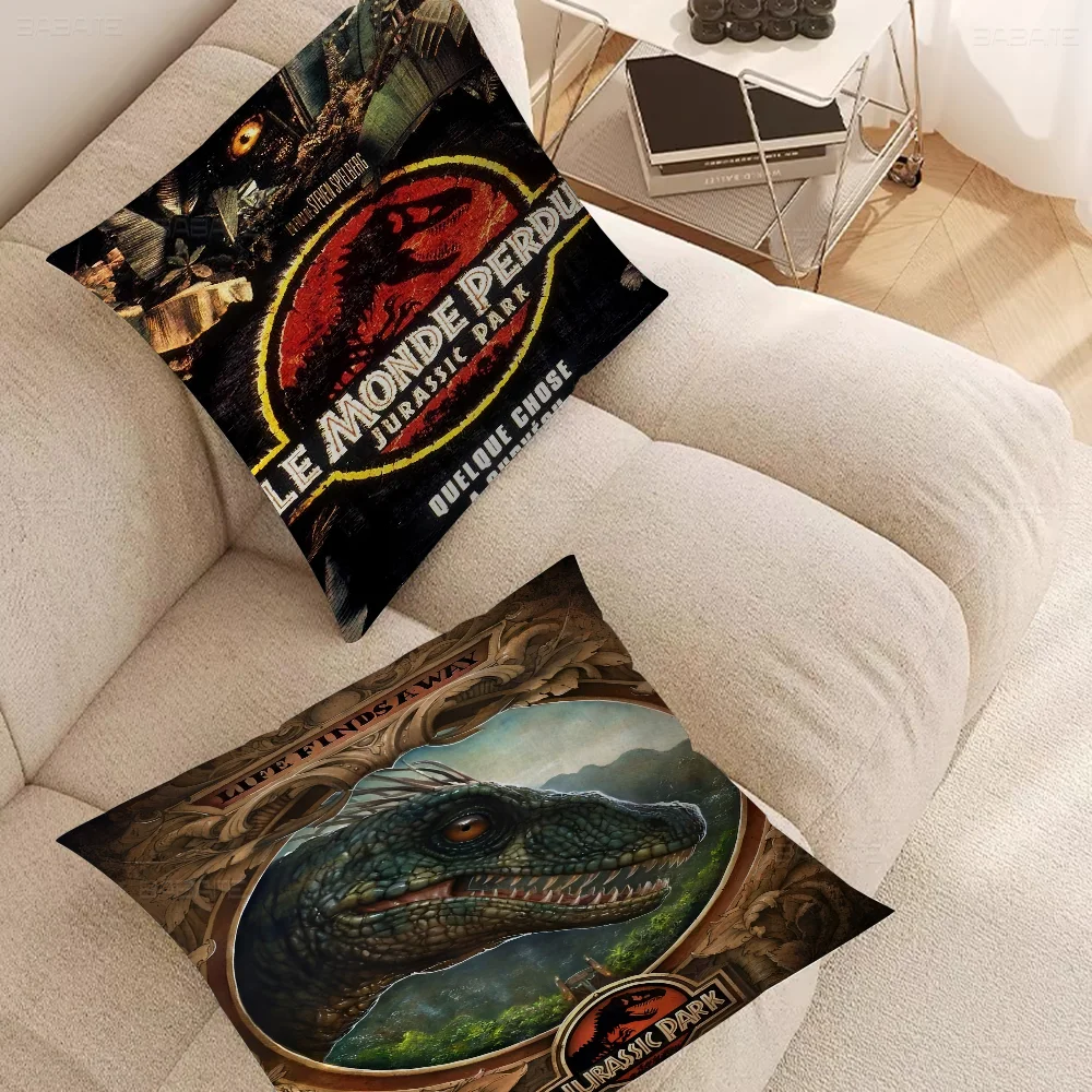 

Classic Jurassic Park Personalized Pillow Dust Cover Bedroom Kids Party Decoration Pillowcase Birthday Children Gift